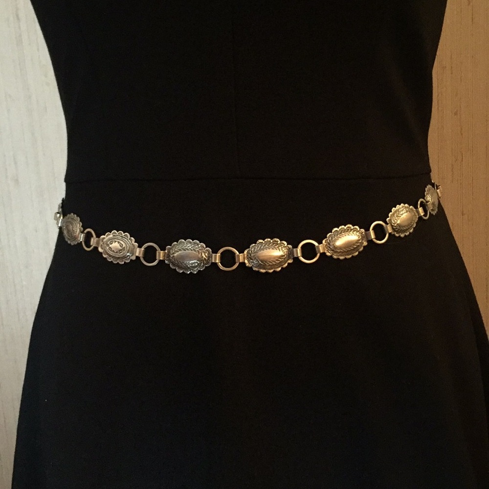 Sanford silver plated belt/ necklace - Picture 4 of 8